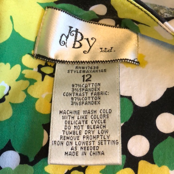 dBy Ltd sleeveless floral dress sz. 12 - Picture 4 of 4